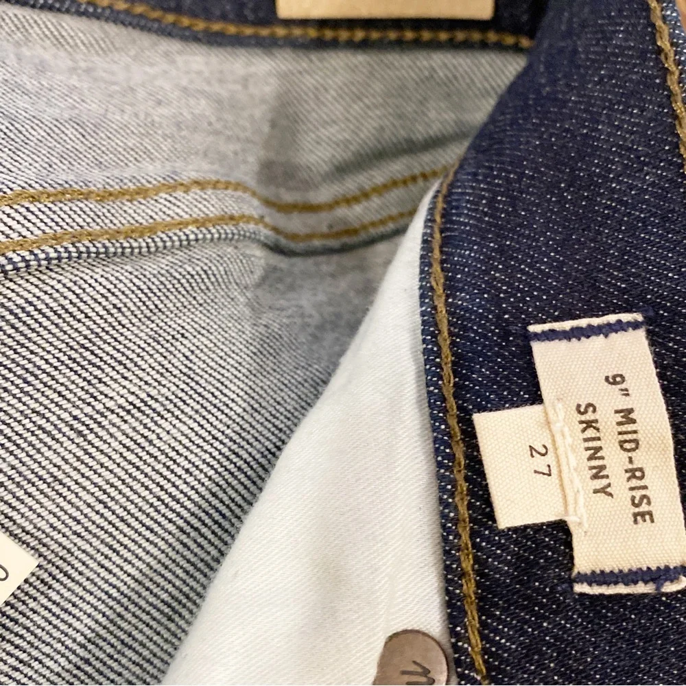 NWT Madewell 9" Mid-Rise Skinny Jeans in Orland Wash T0305, T0306, T0307 - Picture 4 of 11